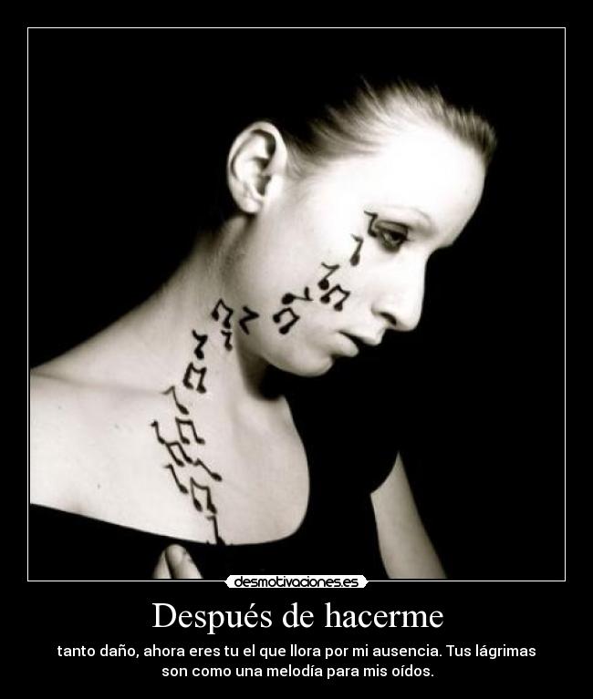 Después de hacerme - 