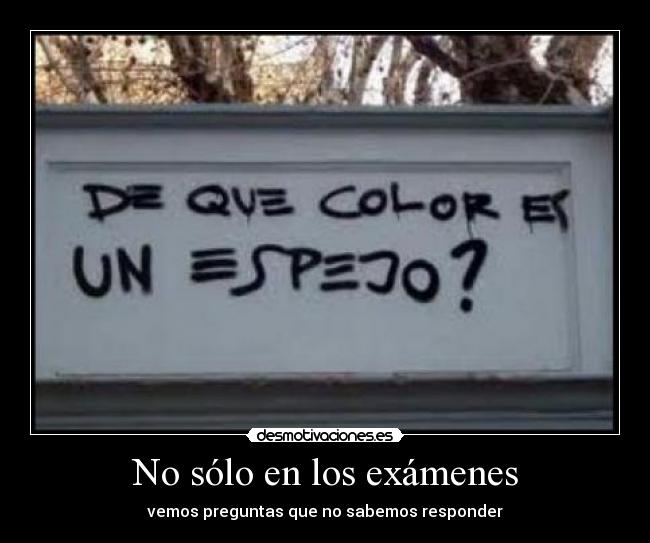 No sólo en los exámenes - 