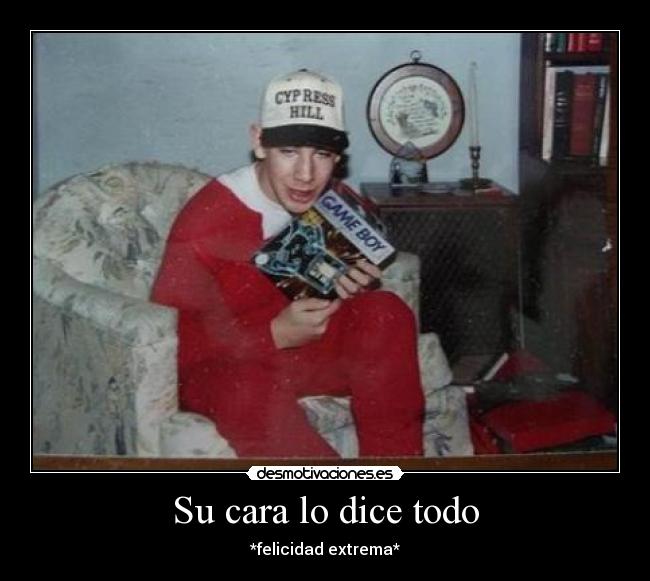 Su cara lo dice todo - *felicidad extrema*