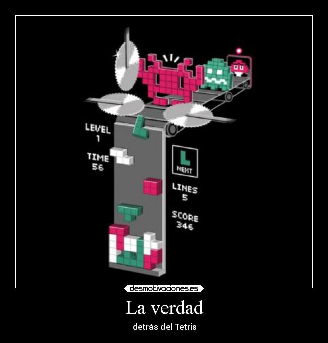 La verdad - detrás del Tetris