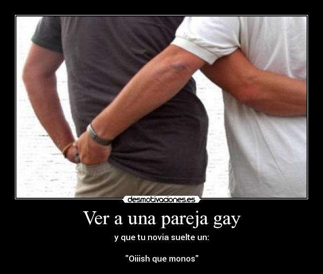 Ver a una pareja gay -