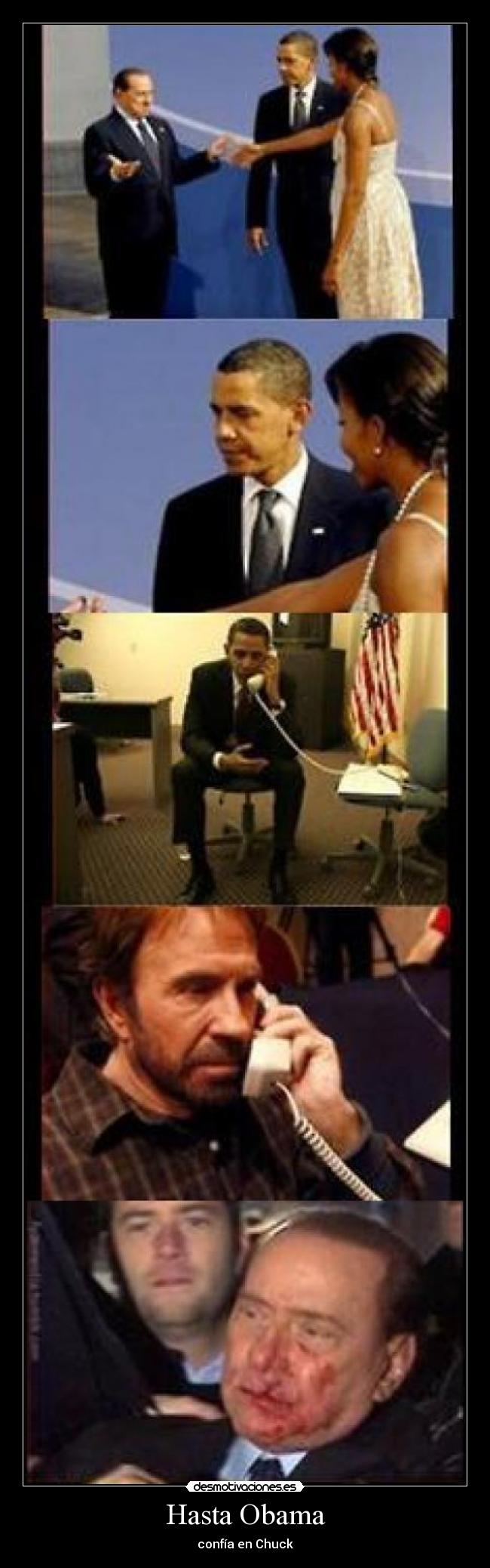 Hasta Obama - confía en Chuck