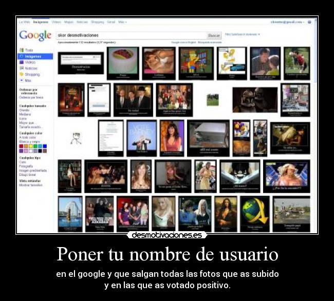 Poner tu nombre de usuario - 