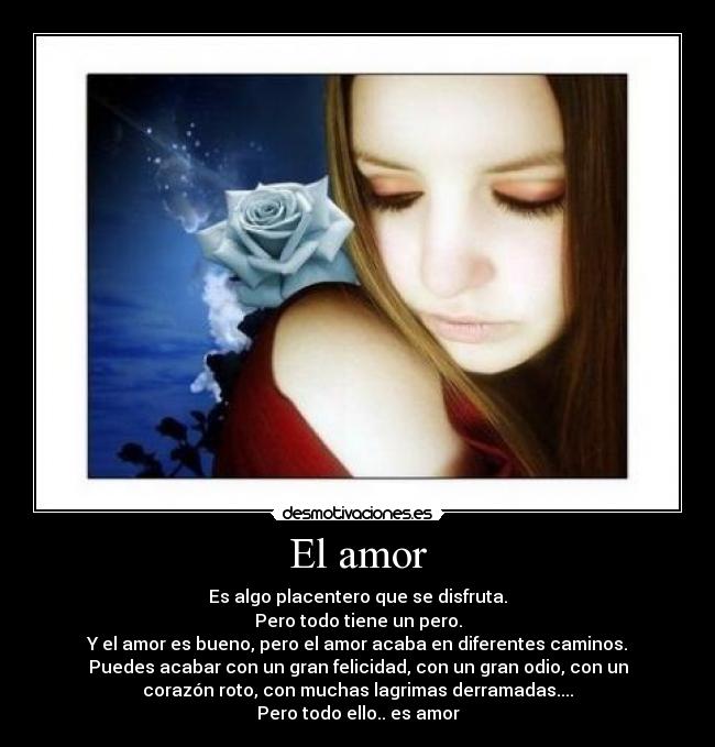 El amor -