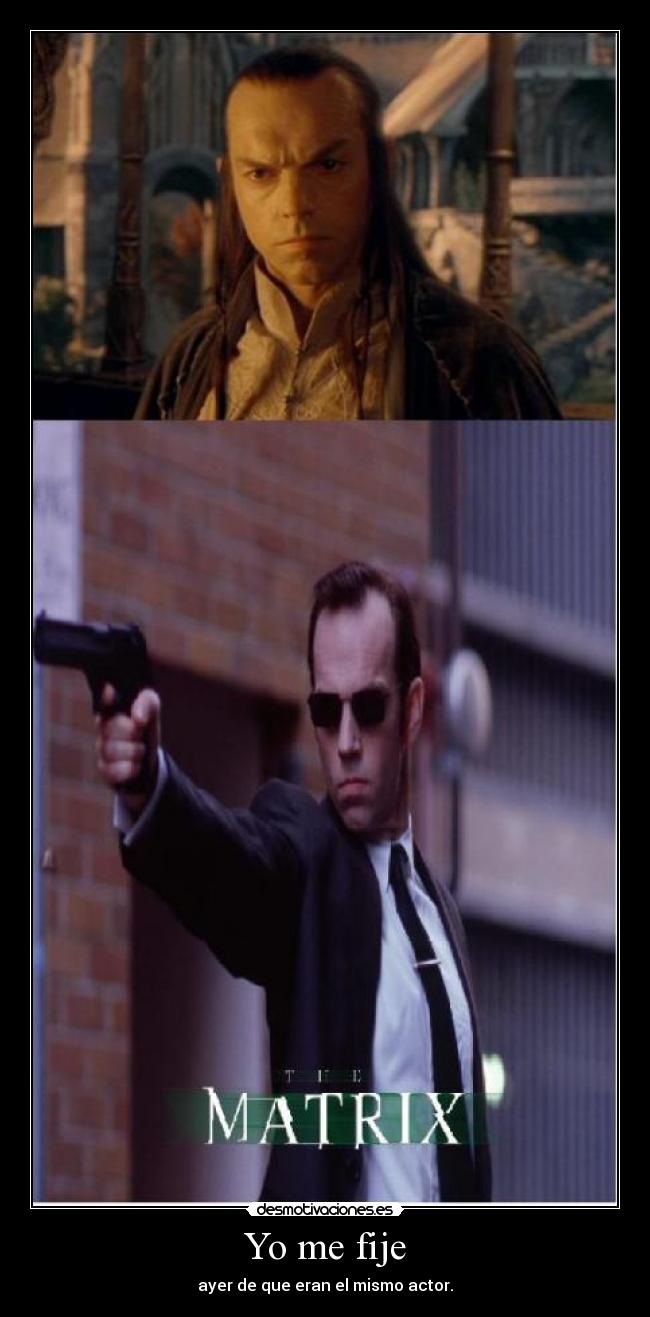 carteles matrix senor los anillos desmotivaciones