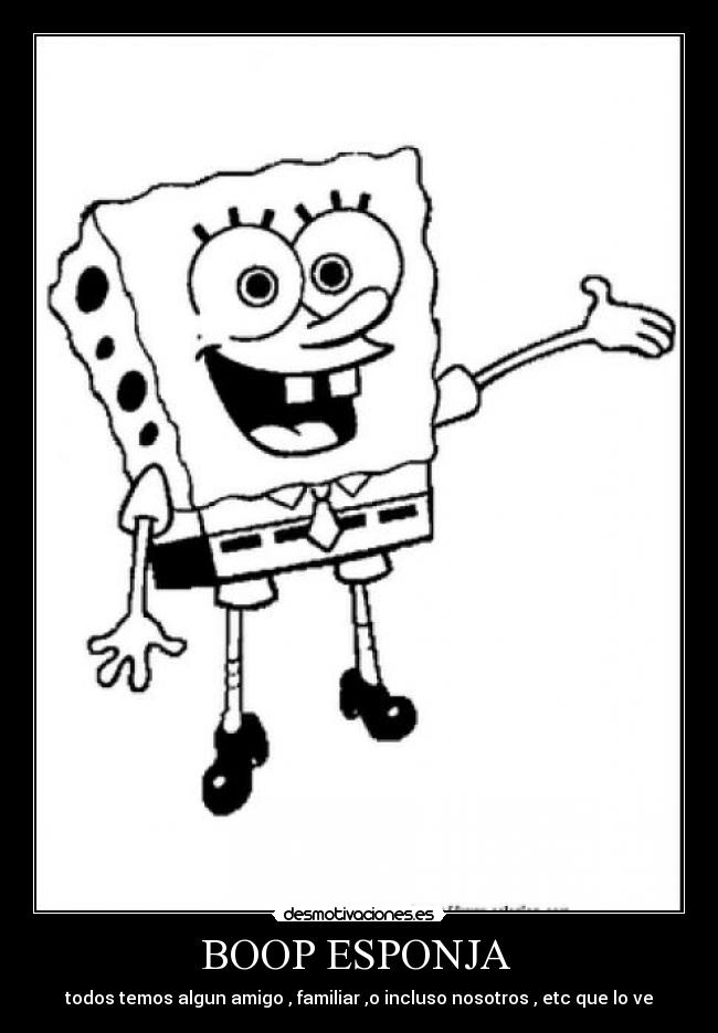 BOOP ESPONJA -