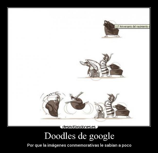 Doodles de google - Por que la imágenes conmemorativas le sabían a poco