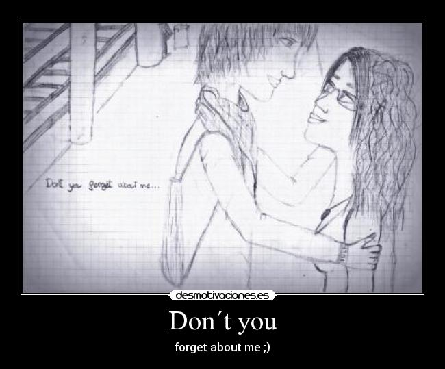 Don´t you - 