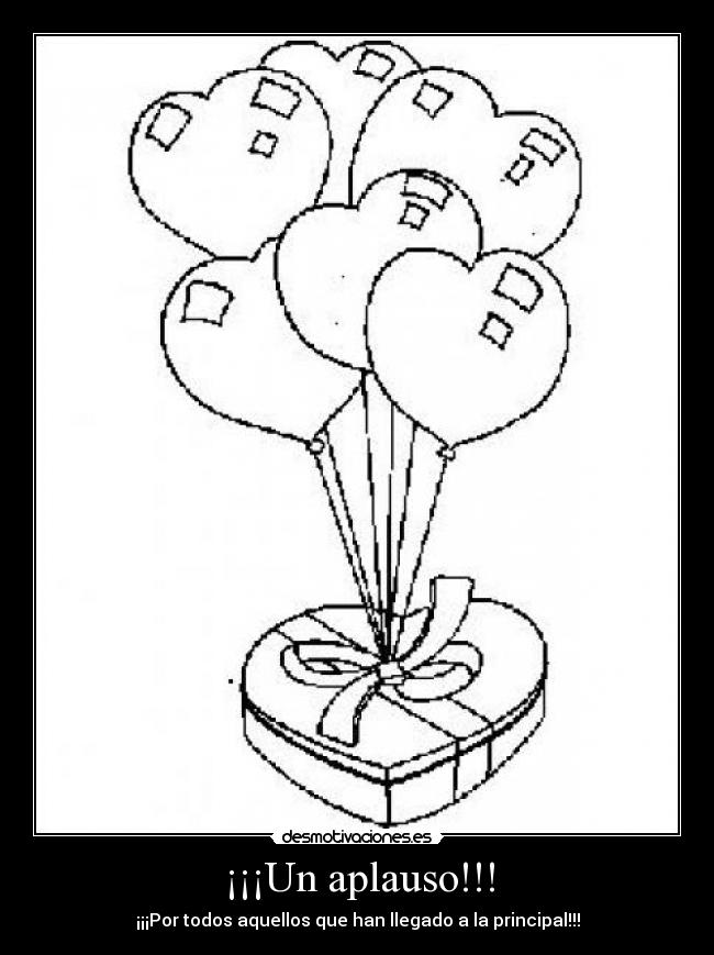 ¡¡¡Un aplauso!!! -