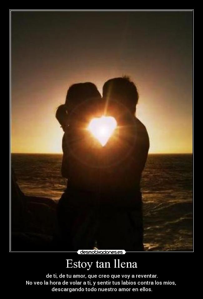 Estoy tan llena -