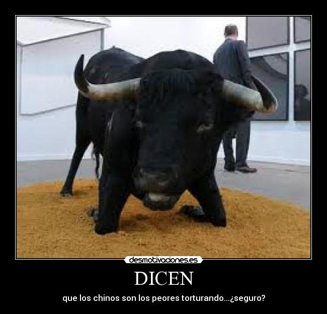 DICEN - que los chinos son los peores torturando...¿seguro?