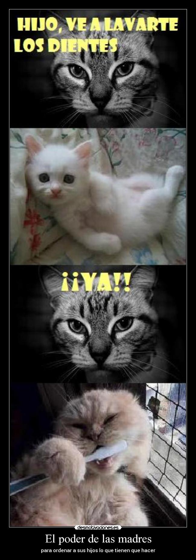 El poder de las madres - para ordenar a sus hijos lo que tienen que hacer