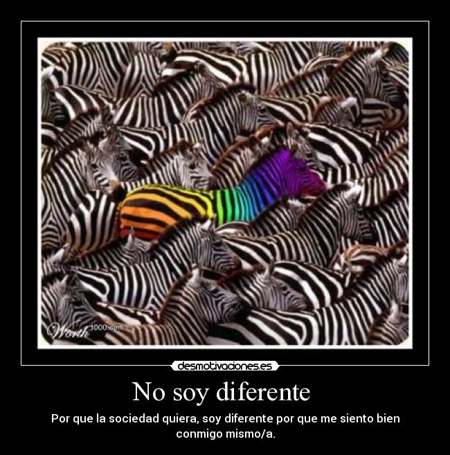No soy diferente -