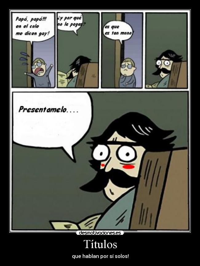Títulos - que hablan por sí solos!