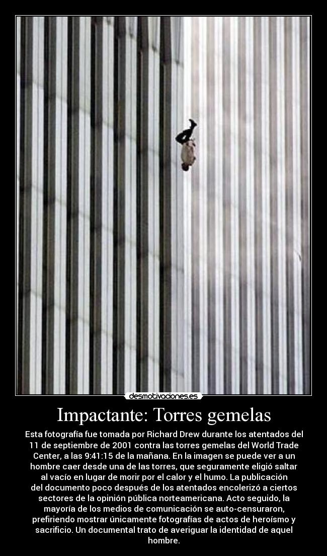 Impactante: Torres gemelas -