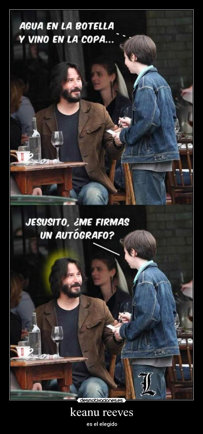 carteles keanu reeves elegido desmotivaciones