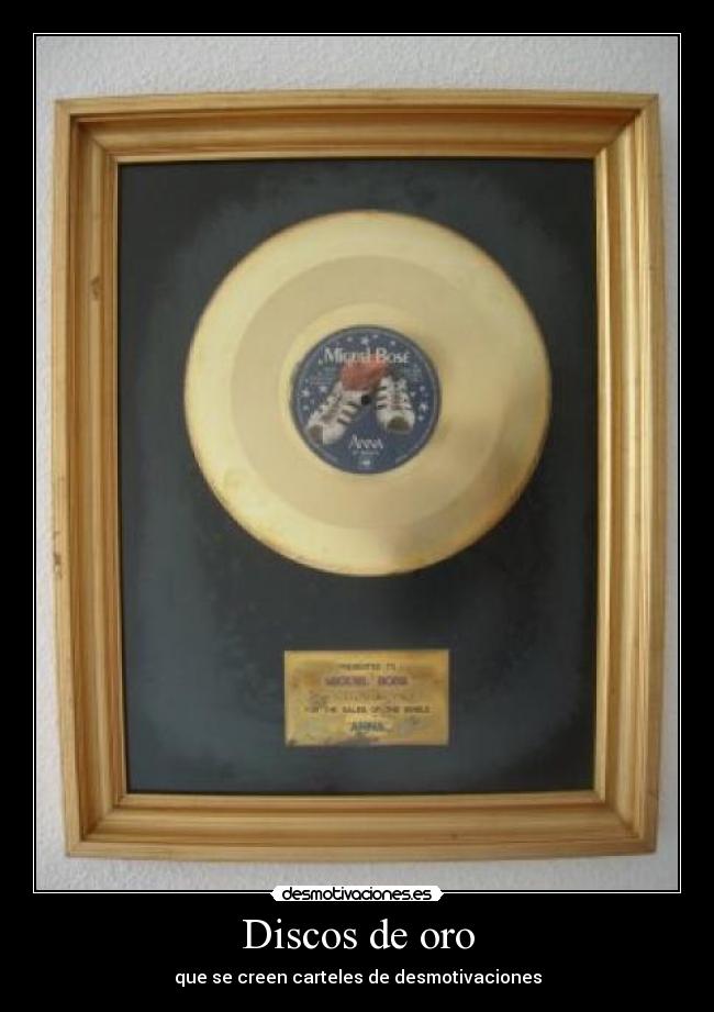 Discos de oro - 