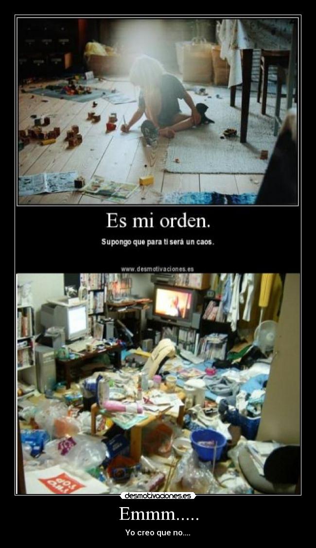 Emmm..... - Yo creo que no....