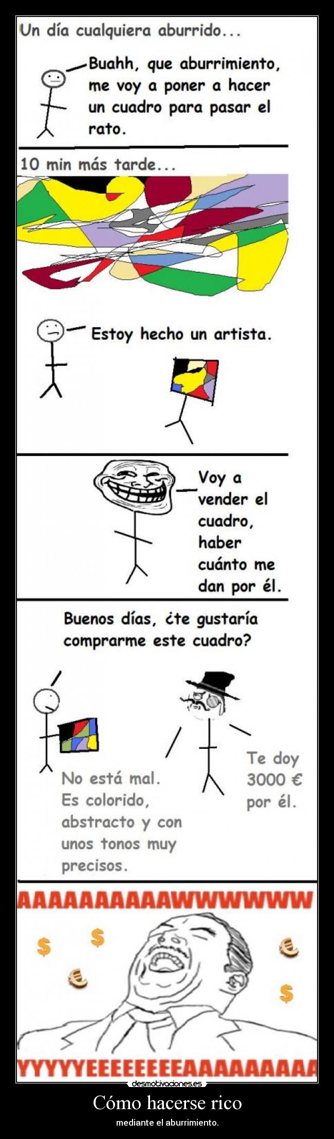 Cómo hacerse rico - mediante el aburrimiento.