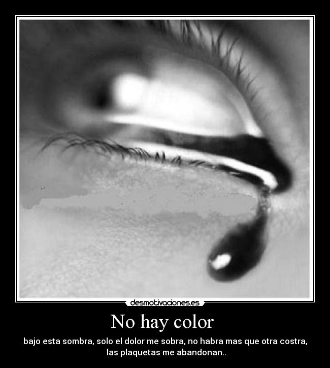 No hay color  - 