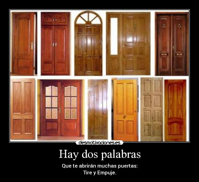 Hay dos palabras -