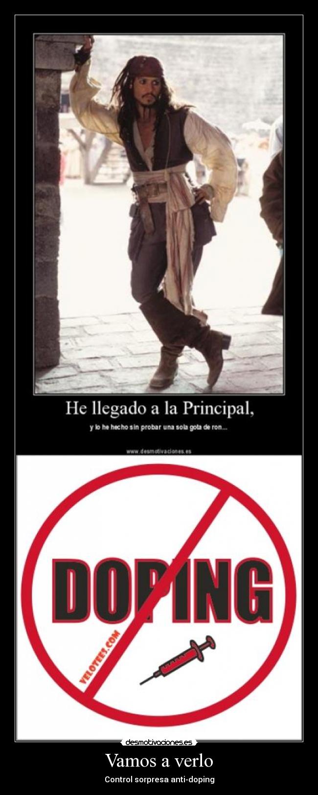 Vamos a verlo - Control sorpresa anti-doping