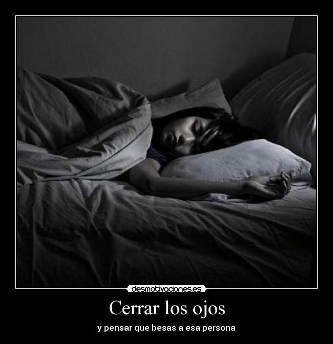 Cerrar los ojos -