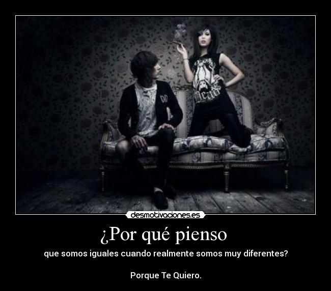 ¿Por qué pienso -
