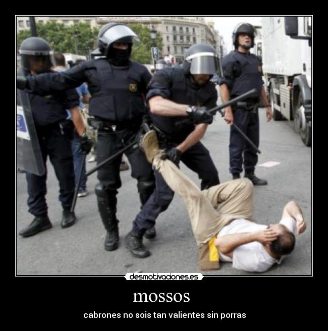 carteles mossos desmotivaciones