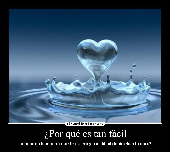 ¿Por qué es tan fácil - 