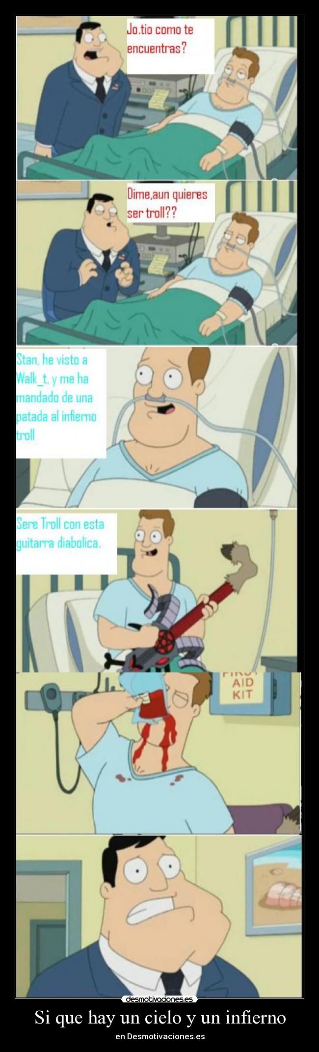 Si que hay un cielo y un infierno - en Desmotivaciones.es