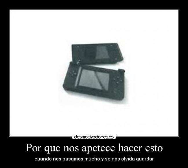 Por que nos apetece hacer esto -