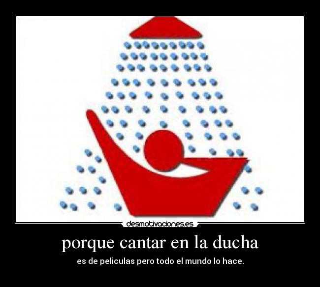 porque cantar en la ducha -