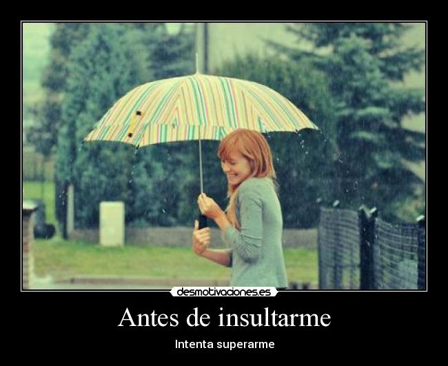 Antes de insultarme - 