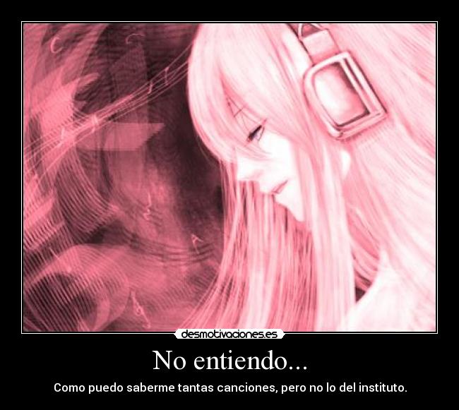 No entiendo... -