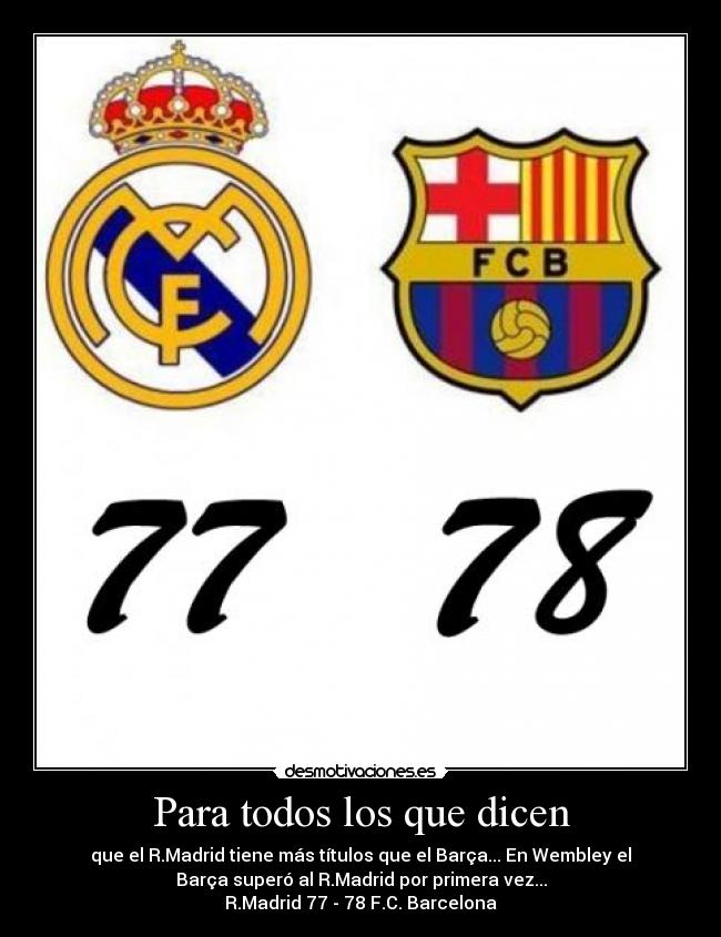 Para todos los que dicen - 