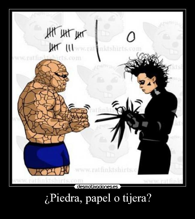 ¿Piedra, papel o tijera? - 