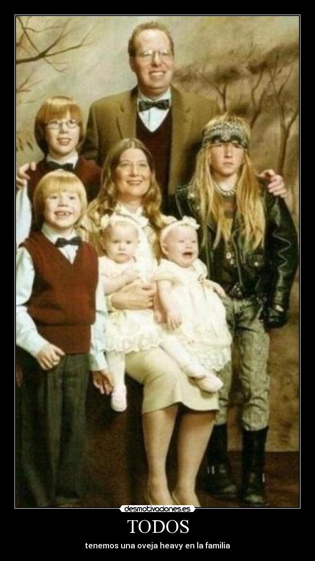 TODOS - tenemos una oveja heavy en la familia