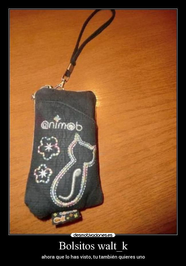 Bolsitos walt_k - ahora que lo has visto, tu también quieres uno