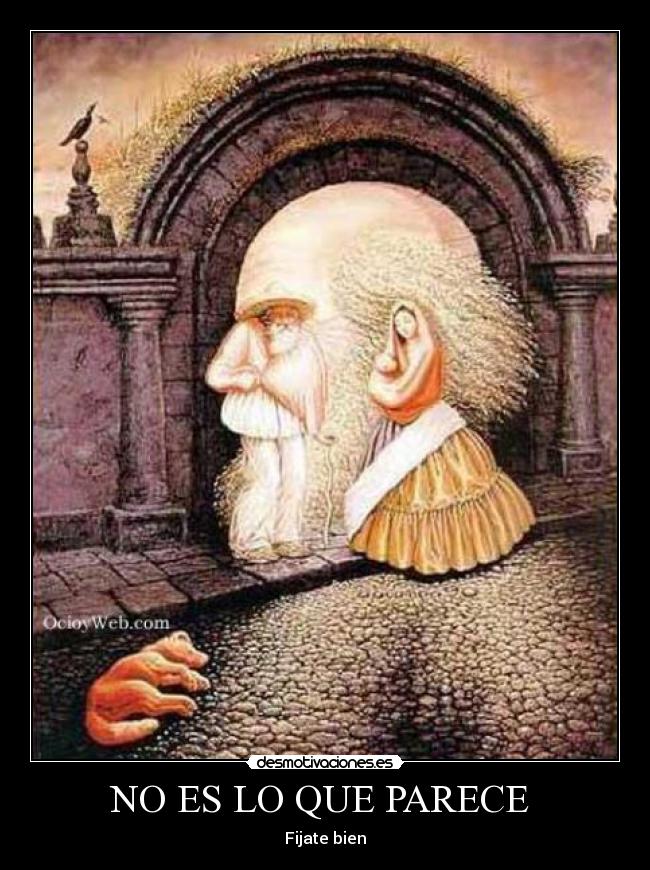 NO ES LO QUE PARECE -