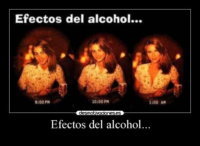 Efectos del alcohol... -