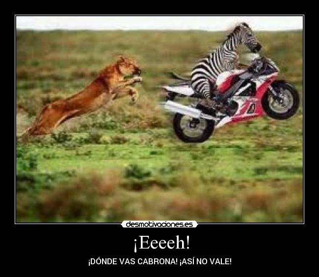 ¡Eeeeh! - ¡DÓNDE VAS CABRONA! ¡ASÍ NO VALE!