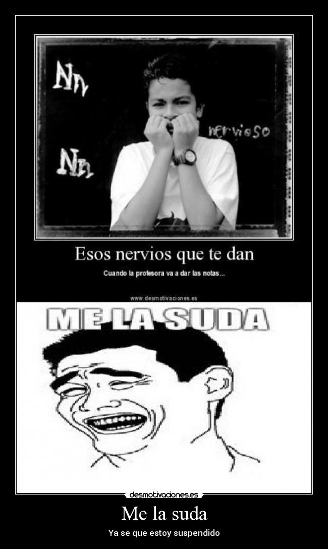 Me la suda - Ya se que estoy suspendido
