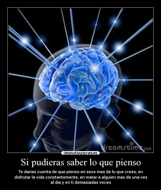 Si pudieras saber lo que pienso - 