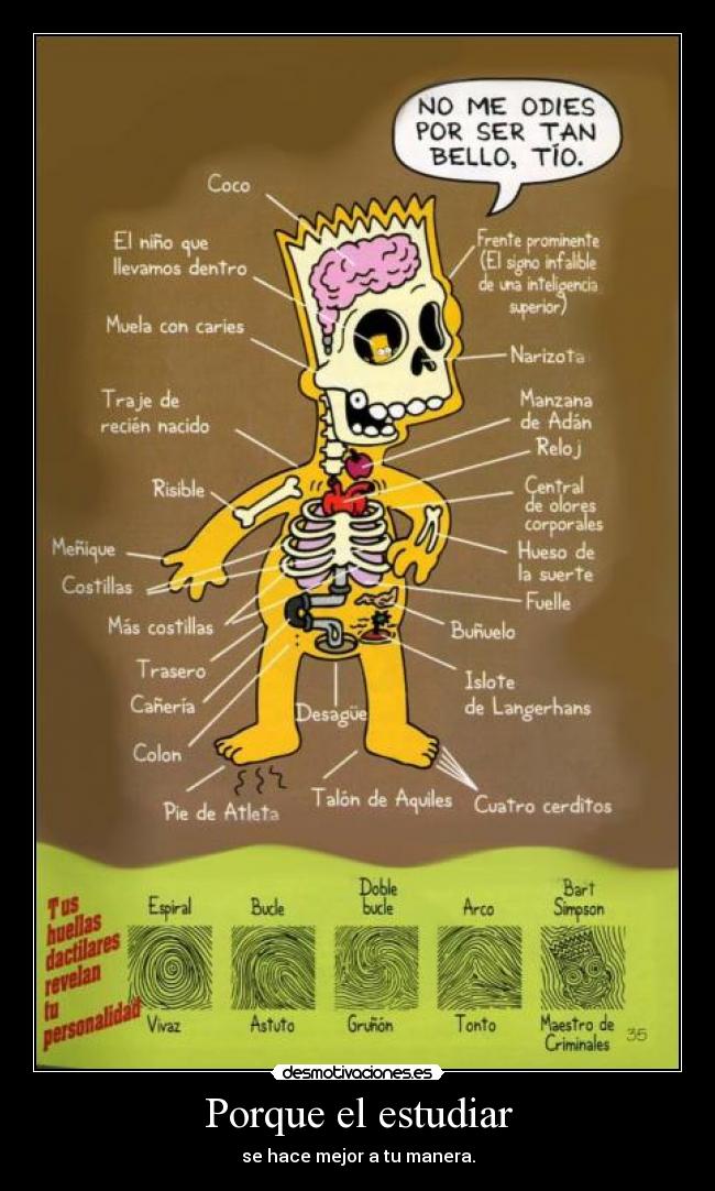 Porque el estudiar -