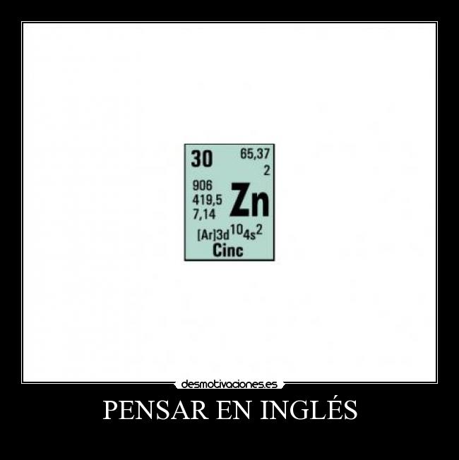 PENSAR EN INGLÉS - 