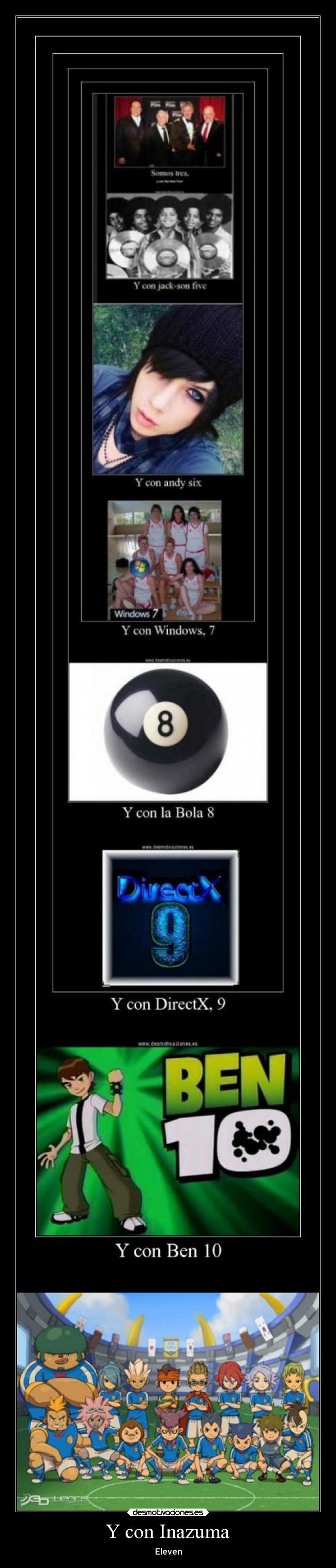 carteles inazuma desmotivaciones