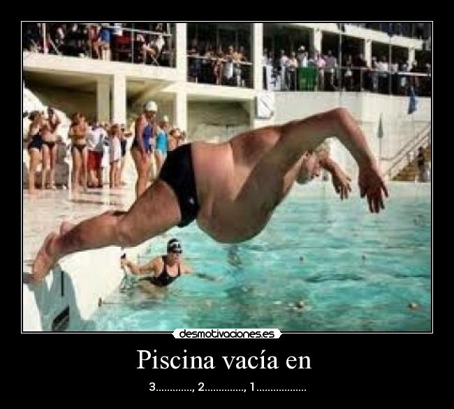 Piscina vacía en  - 3............., 2.............., 1..................
