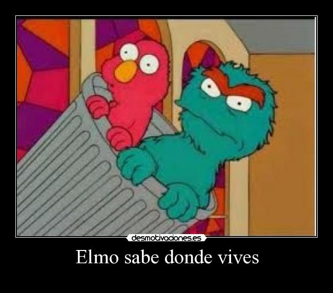 Elmo sabe donde vives -