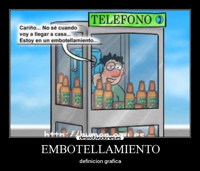 EMBOTELLAMIENTO - definicion grafica